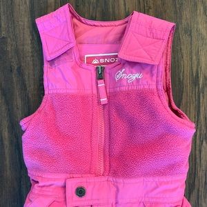 Snozu Snow Suit size 3t pink